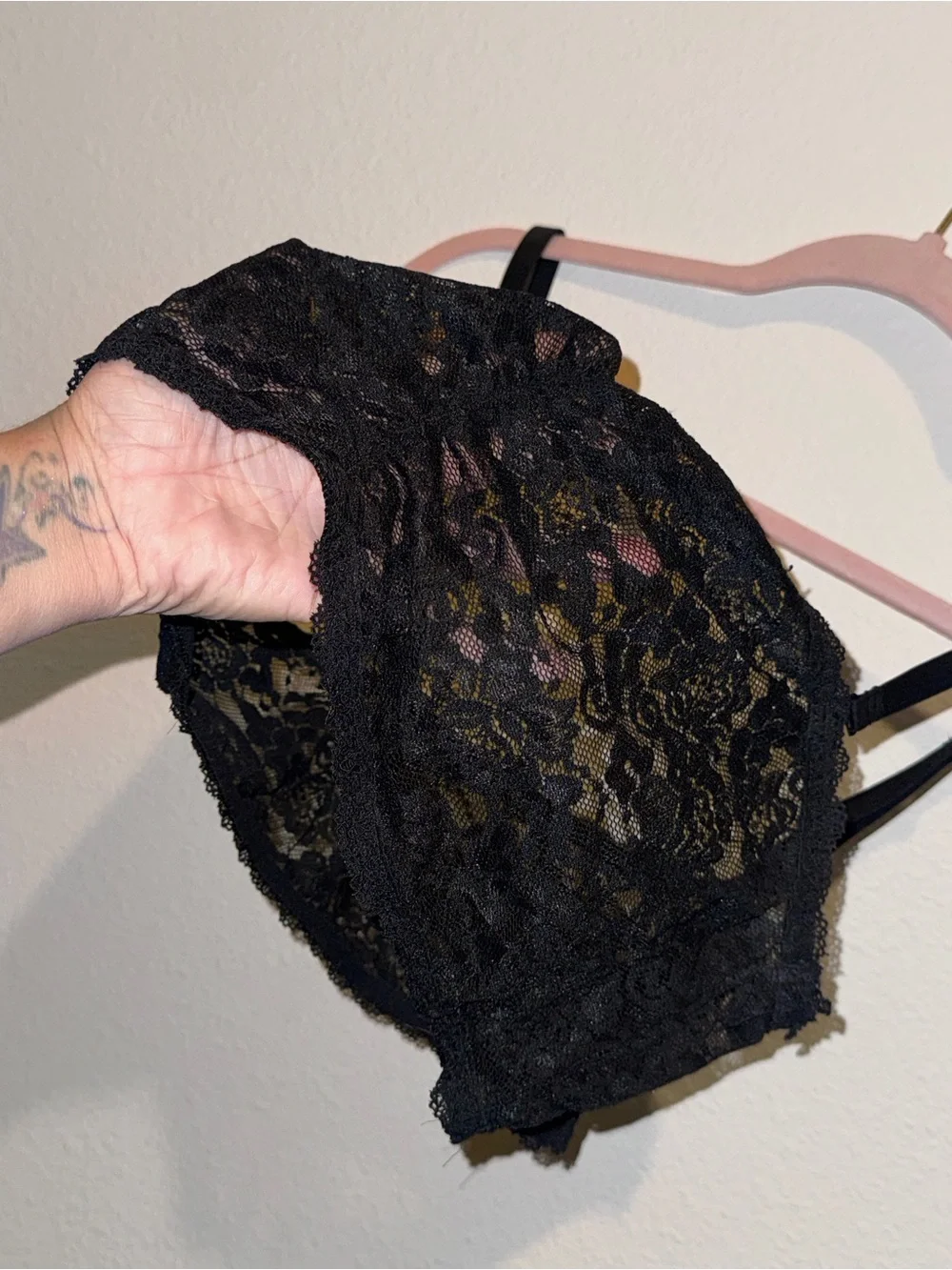 torrid Black Lace Bralette with Adjustable Straps